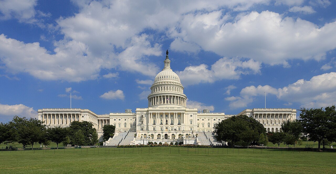 The west front of the U.S. Capitol photographed in September 2013